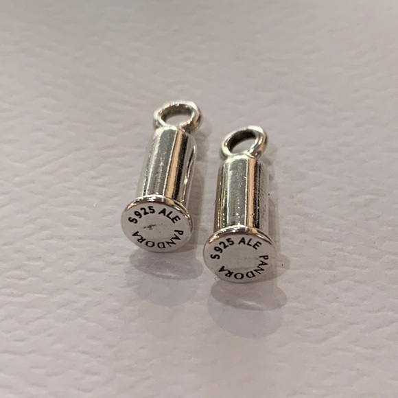 Barrel Compose Earring PANDORA - Picture 2 of 5